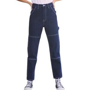 John Galt x Brandy Melville Ariana Dark Wash Denim Painter Carpenter Jeans Small